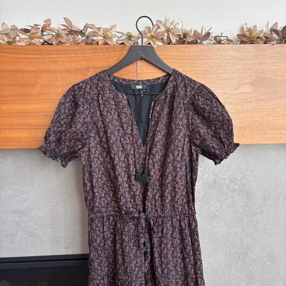 PAIGE Siera Midi Dress, Size 8 - Picture 6 of 15